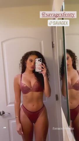 Curly Hair Lingerie Petite clip