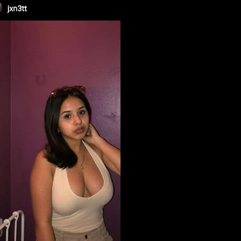 big tits big dick cum teen latina babecock gooning clip