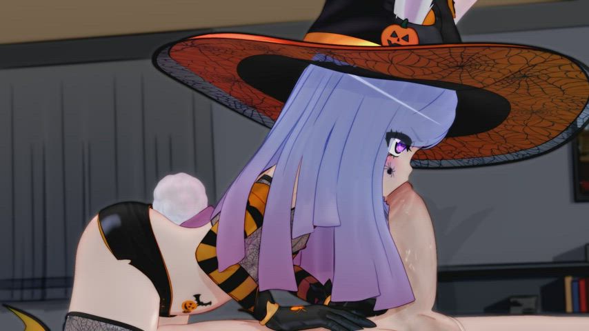 Animation Blowjob Deepthroat Face Fuck clip