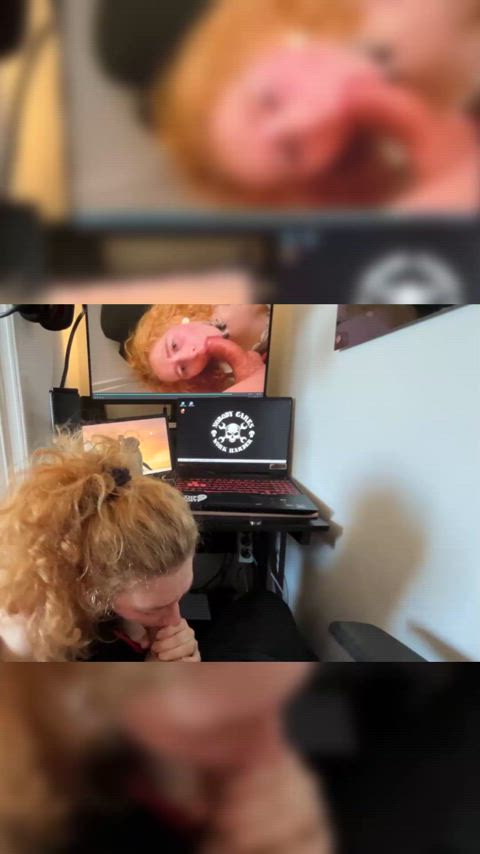 after work blowjob