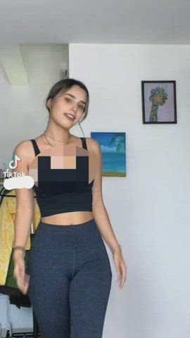Censored Curvy TikTok clip