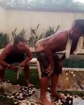 bending over bizarre enema funny porn gay clip