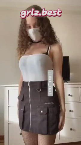 asshole blowjob cock hardcore hotwife nipples onlyfans small tits tiktok clip