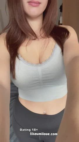 doggystyle natural tits public trans clip