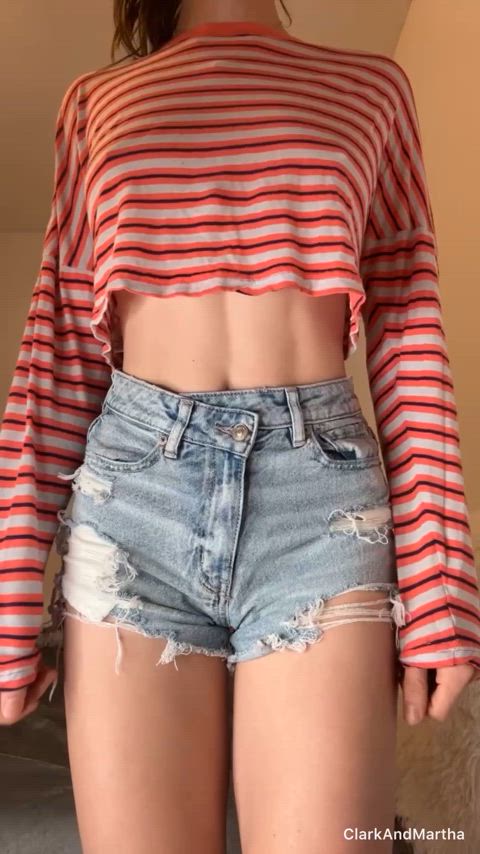 Cute in the front and sexy in the back ;)