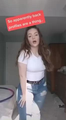 Jeans Pawg Thick TikTok White Girl clip