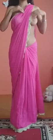 babe desi indian saree tiktok clip