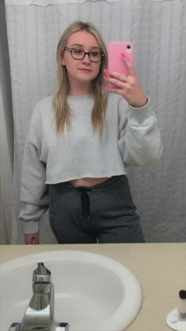 Blonde Glasses TikTok clip