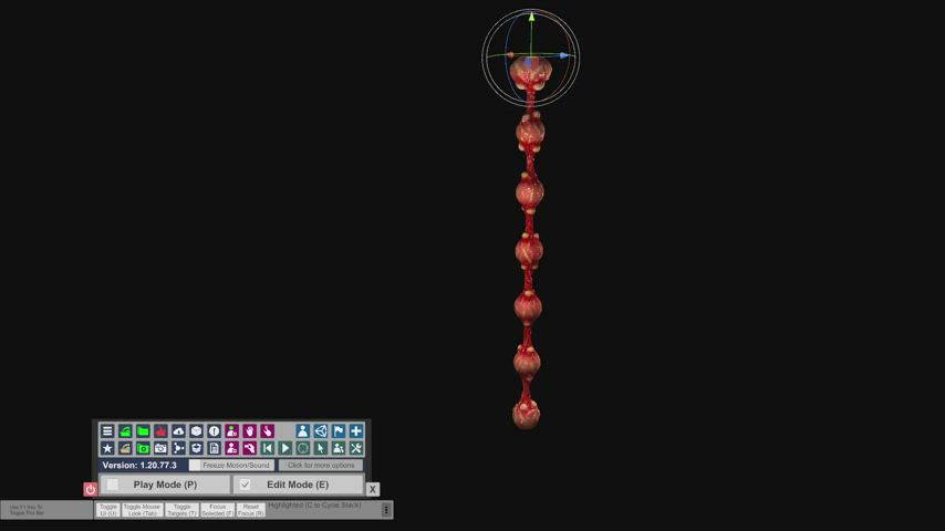 3D Tentacles Toy clip