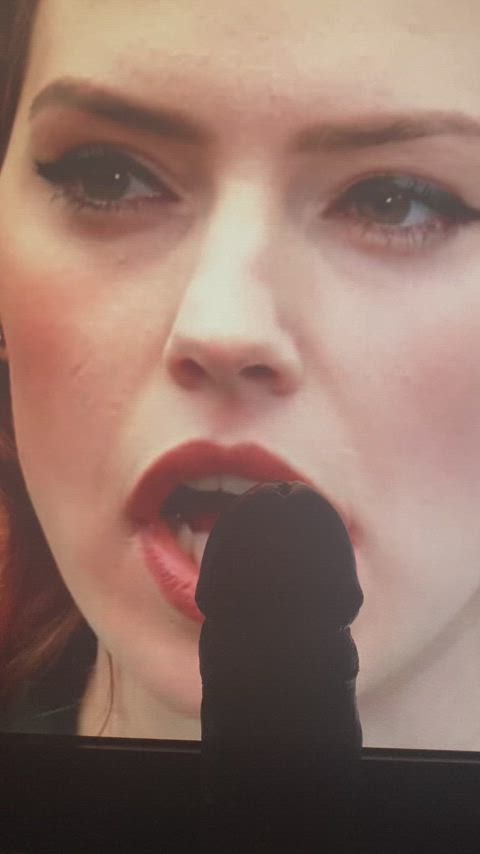 celebrity cum cumshot daisy ridley tribute clip
