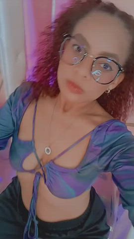 brown eyes brunette camsoda camgirl chaturbate curly hair ebony model stripchat clip