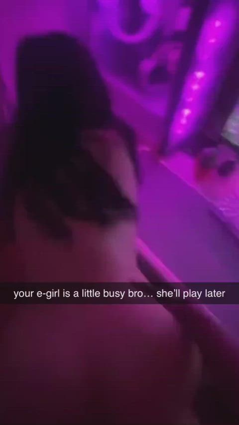 She's busy right now, bro.. then you can meow in valorant lmao