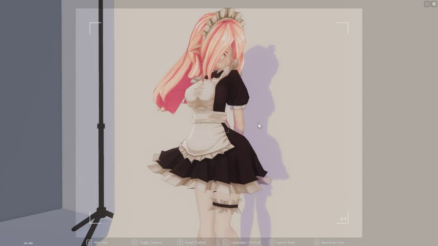 anime heels maid clip