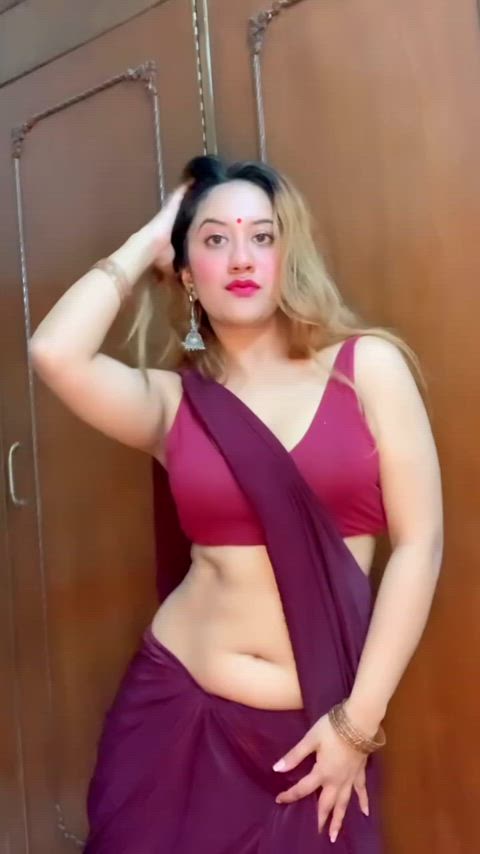 dance desi saree clip