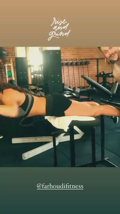 Celebrity Spandex Workout clip