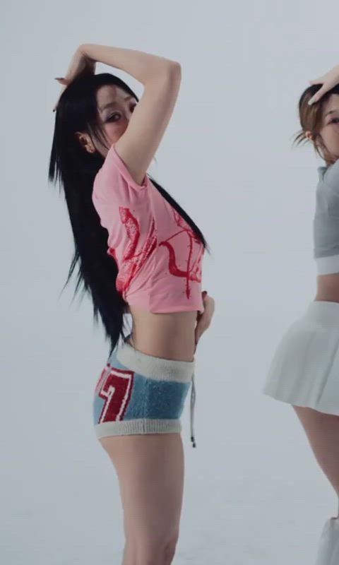 ass shorts kpop clip