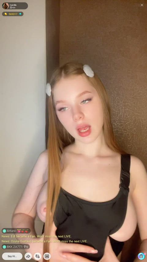 tiktok natural tits boobs clip