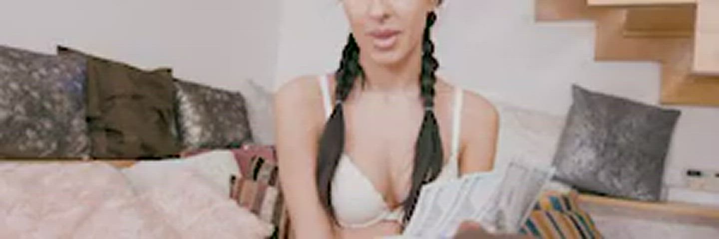 bbc big ass blowjob petite pigtails clip