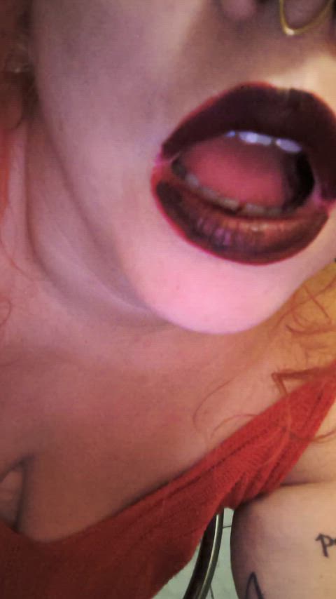 lips tongue fetish vore clip