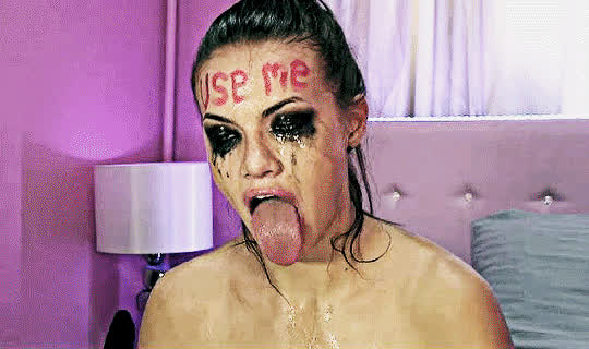 facial freeuse humiliation slave sloppy submissive toy clip