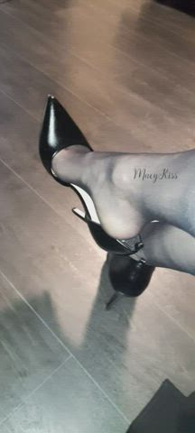 heels high heels nylons clip