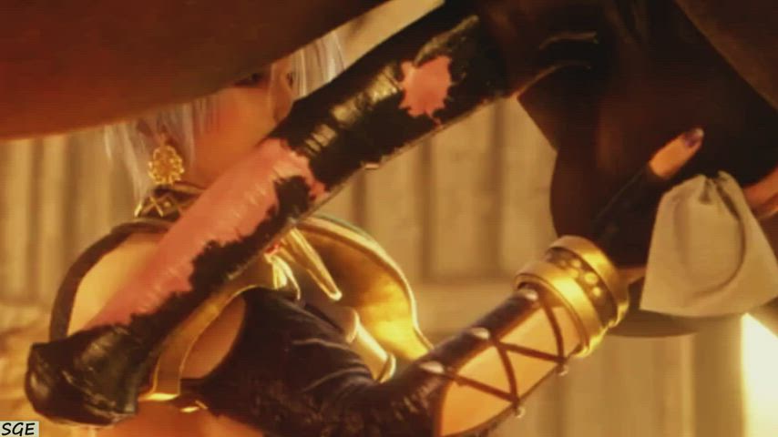 3D Animation Big Balls Big Dick Clothed Doggystyle Rule34 Sex Tits clip