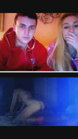 Real Couple WatchingPorn Caught Cam clip