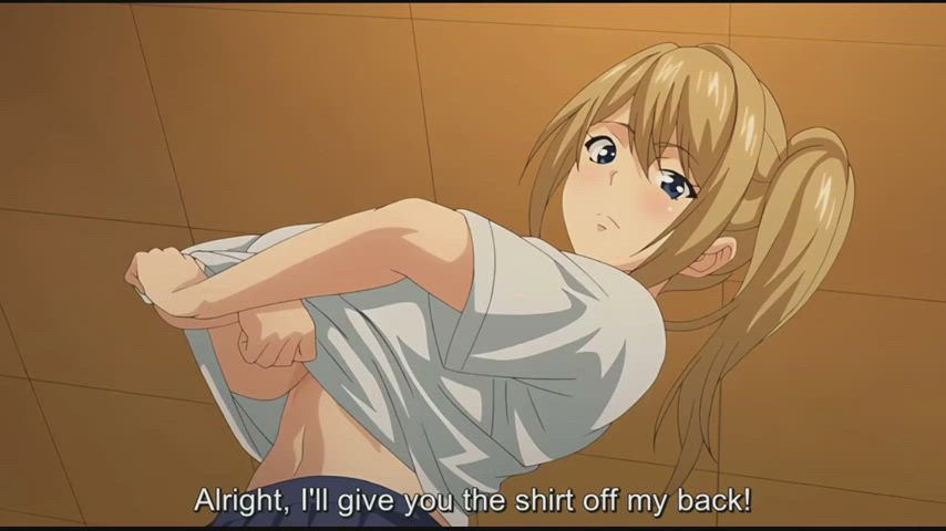 anime hentai huge tits pigtails slutty teasing thighs clip