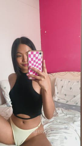 amateur asian cute flashing girlfriend petite small nipples small tits clip