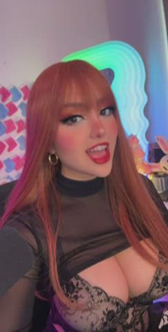 big tits cleavage latina tiktok tits clip