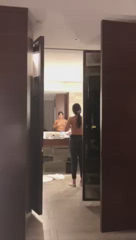 Boobs Celebrity Squeezing clip