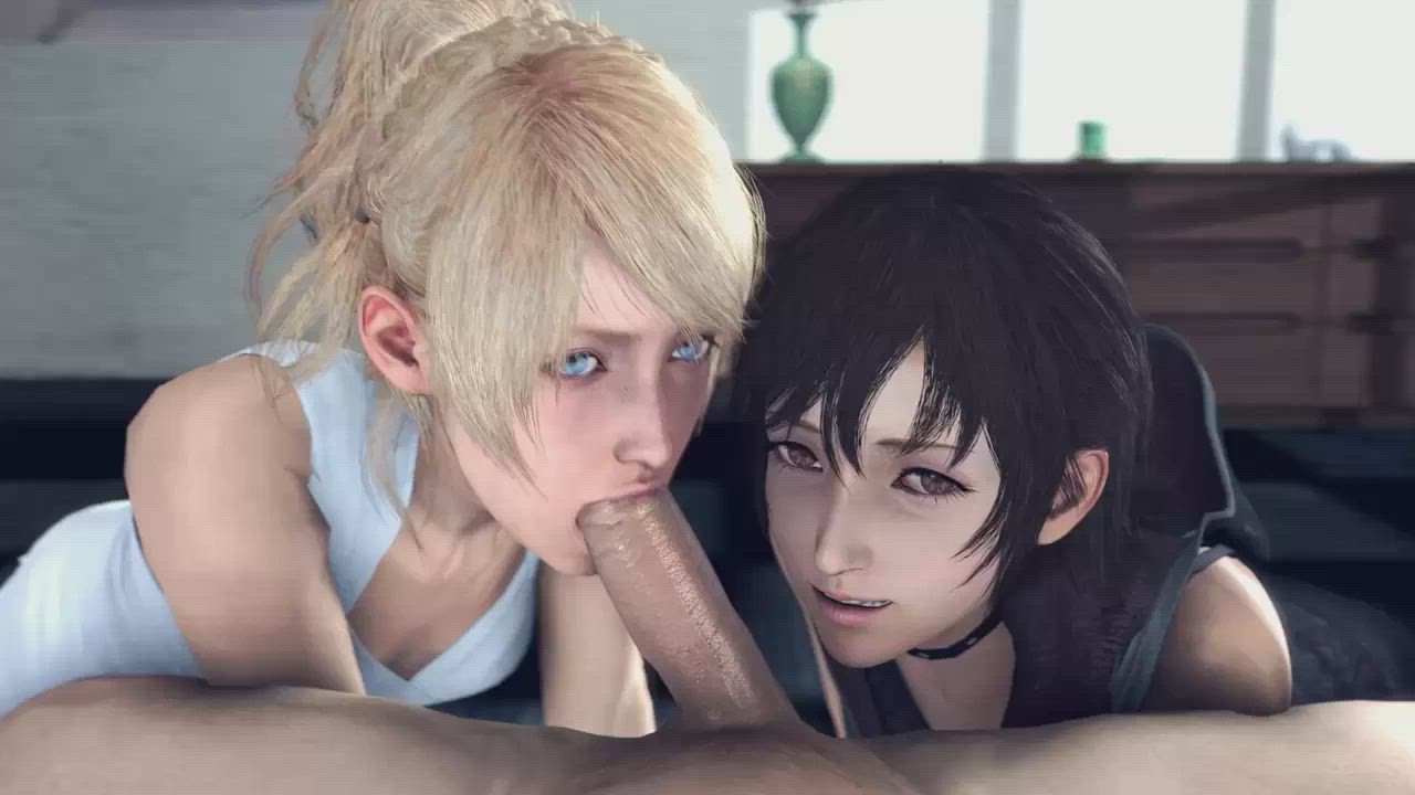 3D Blonde Hentai clip