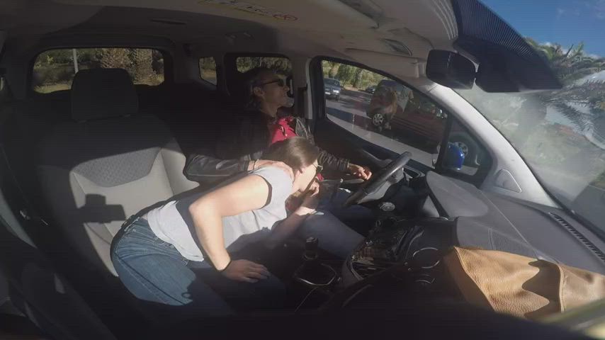 blowjob couple milf mom outdoor public clip