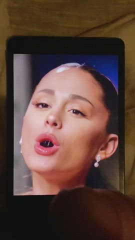 Ariana Grande Cum Tribute clip