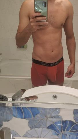 bathroom cock worship stripping clip