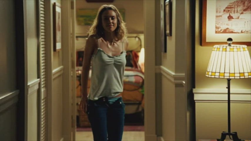 celebrity jessica alba panties striptease tease clip