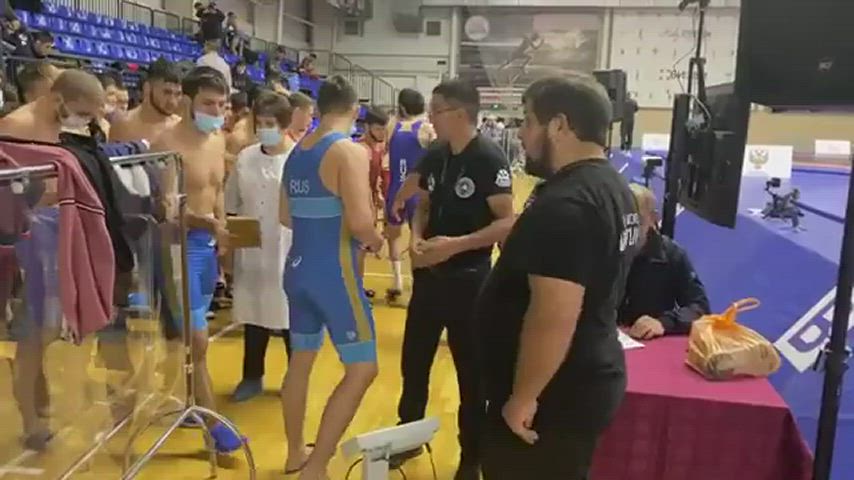 fetish public wrestling clip