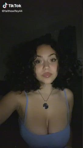 big tits cute latina teen tiktok clip