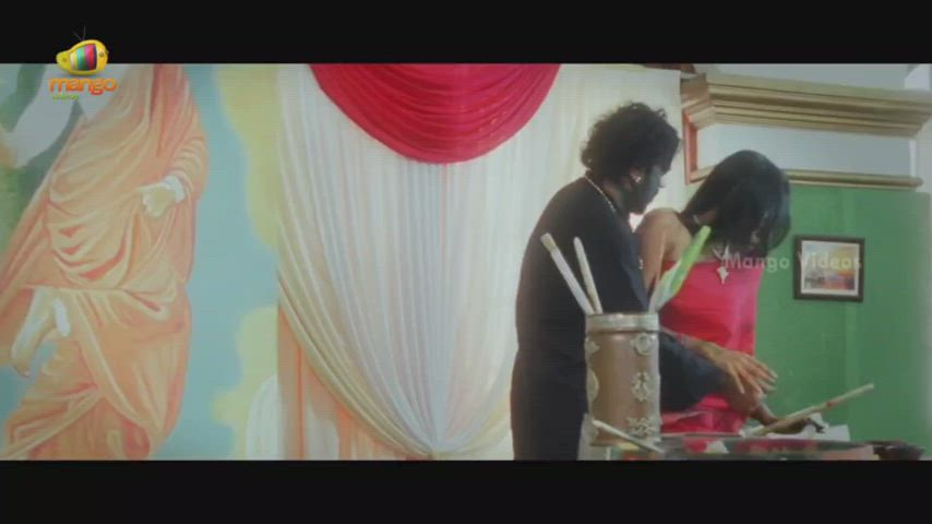 desi indian romance romantic saree clip