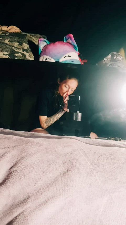 amateur clothed eye contact gabberina k homemade mirror pale petite smoking clip