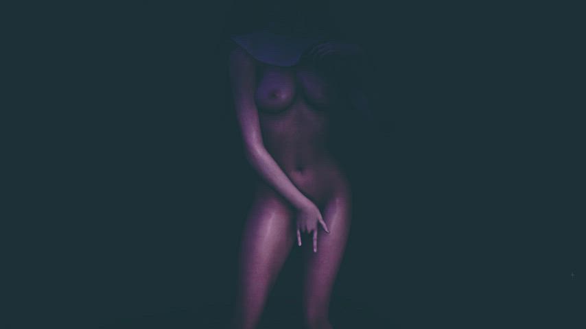 3D Animation Fingering Nun clip