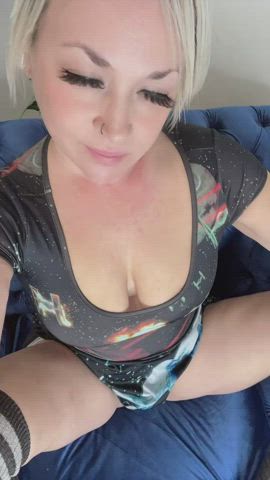 blonde nipple piercing tits clip