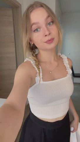 Can you resist with this cutie sexy school girl?