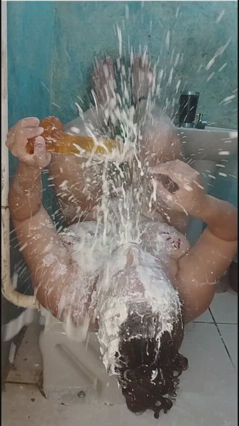 Completely destroyed by vomiting