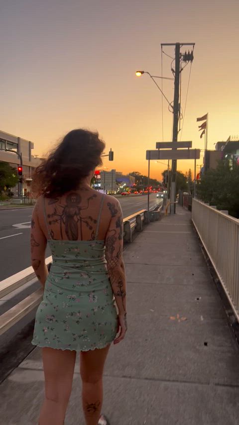 Flashing for all of Australia to see my tiny tits