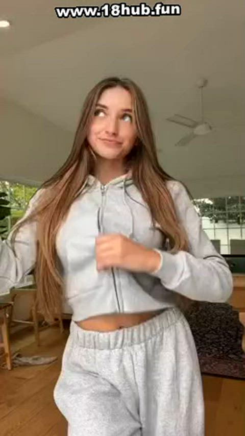 19 years old amateur blowjob double blowjob hotwife natural tits sex tiktok clip