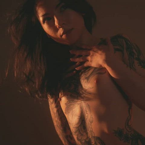 dancing erotic skinny tattoo clip