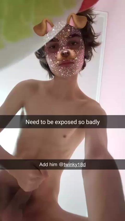 Exposure loving gooner add him on snap