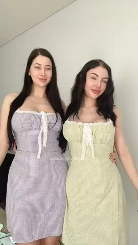 brunette naked on/off surprise twoordinarybirds clip