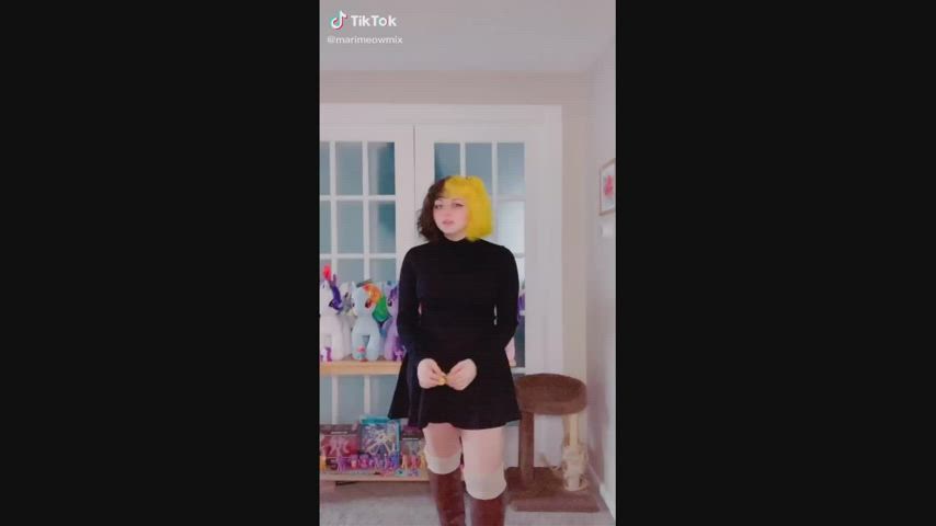 goth split screen porn tiktok clip